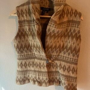 Ralph Lauren Tan Wool Blend Garment